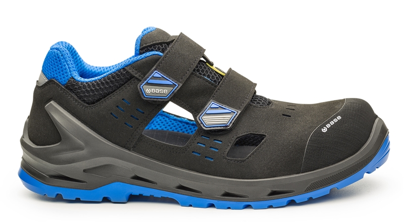 [B1205BKB35] B1205 - I-Bit Sandal S1P ESD SRC Black/Blue (35)