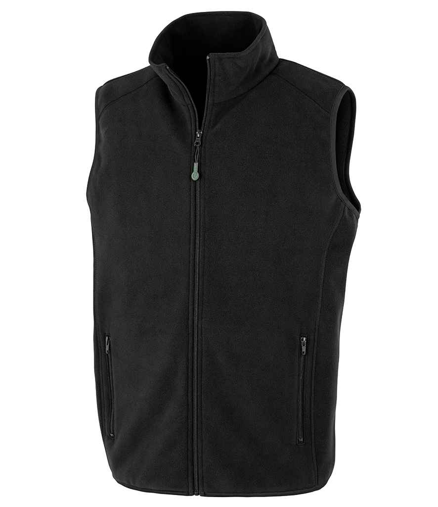 [RS904 BLK XS] Result Genuine Recycled Polarthermic Fleece Bodywarmer (XS, Black)