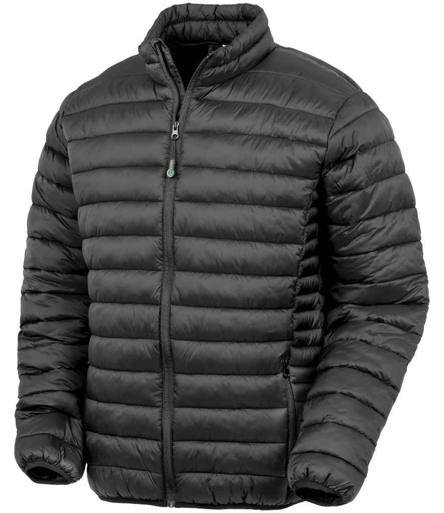 [RS912 BLK XS] Result Genuine Recycled Padded Jacket (XS, Black)