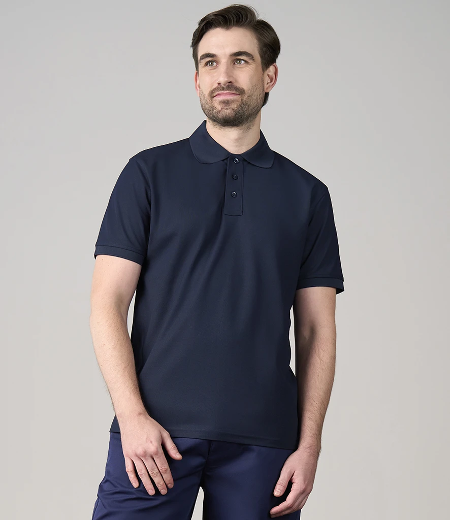 [RX109 BLK XS] Pro RTX Pro Wicking Piqué Polo Shirt (XS, Black)
