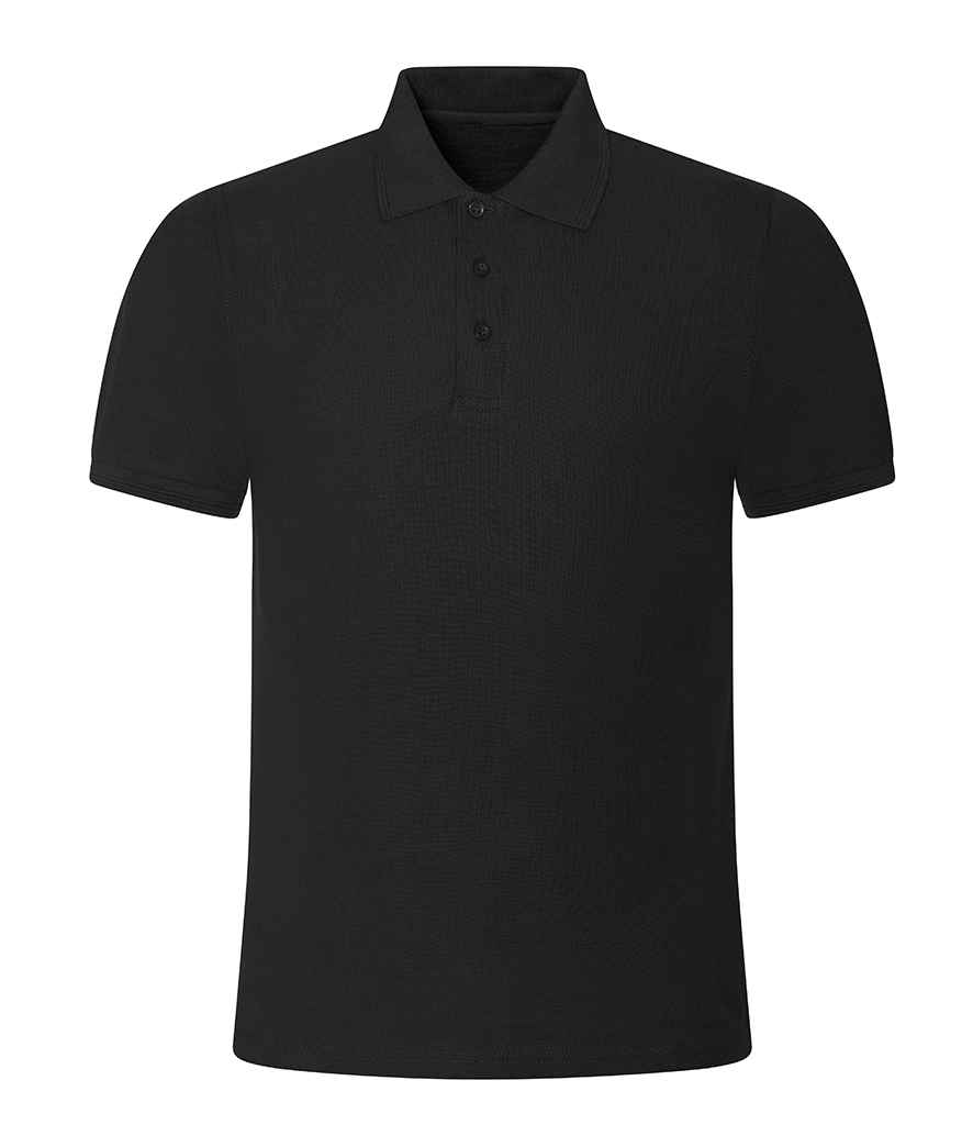 [RX110 BLK XS] Pro RTX Pro Premium Piqué Polo Shirt (XS, Black)