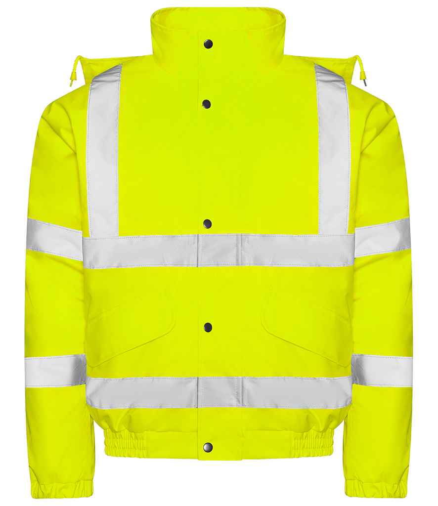 [RX770 YEL S] Pro RTX High Visibility Bomber Jacket (S, Yellow)