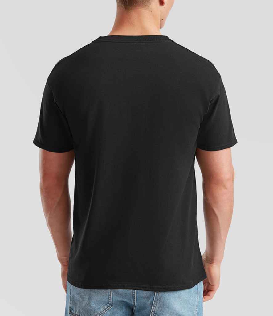 [SA101 BLK S] Fruit of the Loom Heavy Cotton T-Shirt (S, Black)