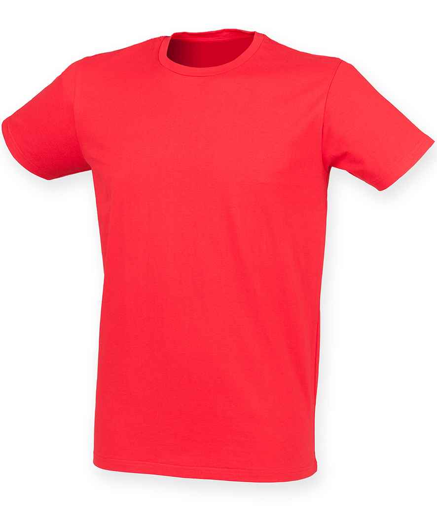 SF Clothing Feel Good Stretch T-Shirt (XS, Bright Red)