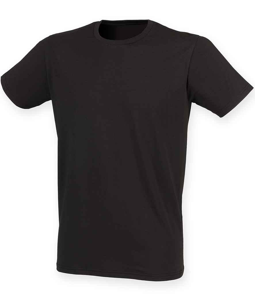 [SF121 BLK XS] SF Clothing Feel Good Stretch T-Shirt (XS, Black)