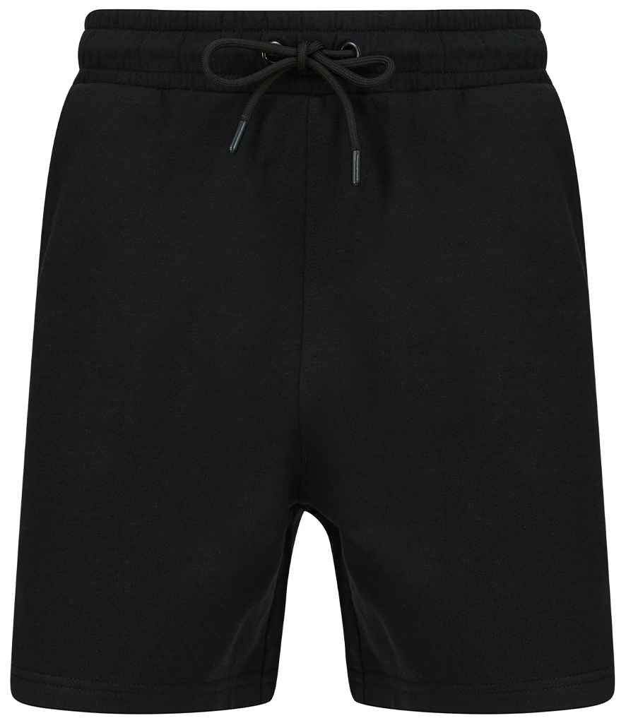 [SF432 BLK XXS] SF Clothing Unisex Sustainable Fashion Sweat Shorts (XXS, Black)
