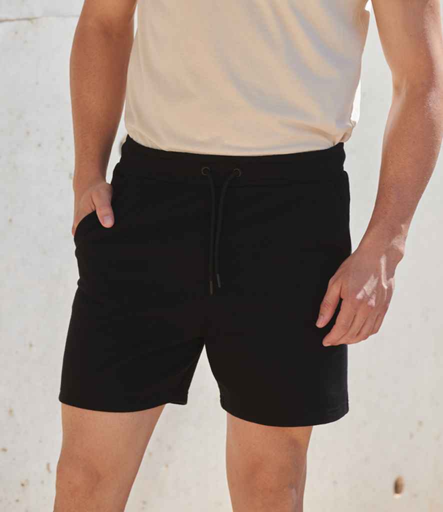 [SF432 BLK XXS] SF Clothing Unisex Sustainable Fashion Sweat Shorts (XXS, Black)