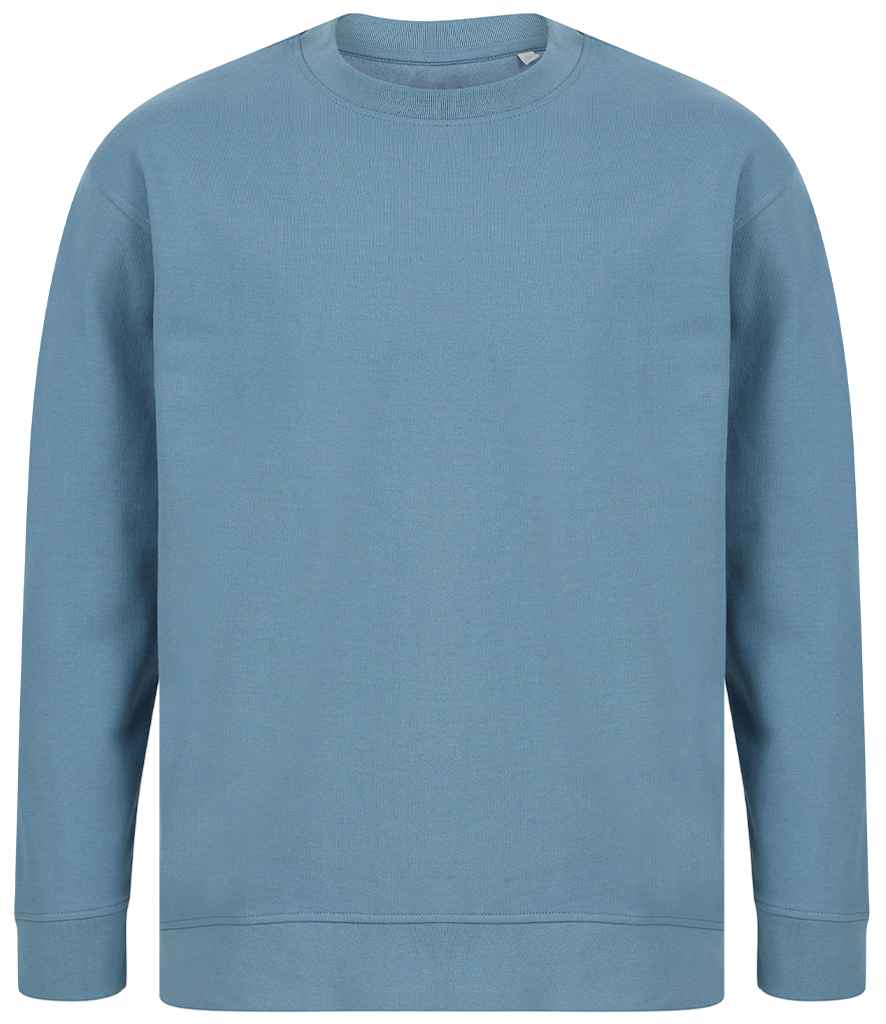 [SF530 SNB XXS] SF Clothing Unisex Sustainable Fashion Sweatshirt (XXS, Stone Blue)
