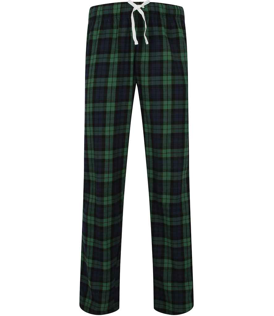[SF83 NV/GN XS] SF Clothing Tartan Lounge Pants (XS, Navy/Green)