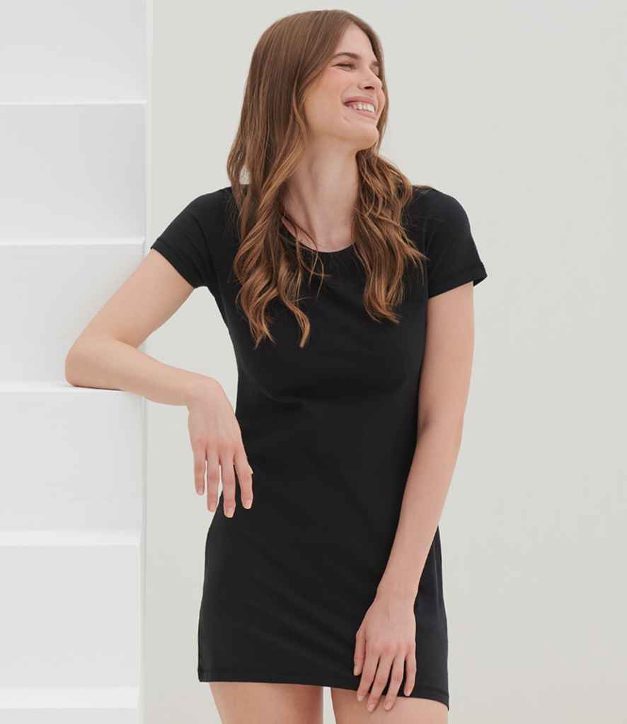 [SK257 BLK S] SF Clothing Ladies T-Shirt Dress (S)