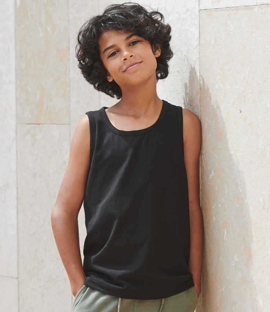[SM123 BLK 5-6] SF Clothing Kids Feel Good Stretch Vest (5-6, Black)