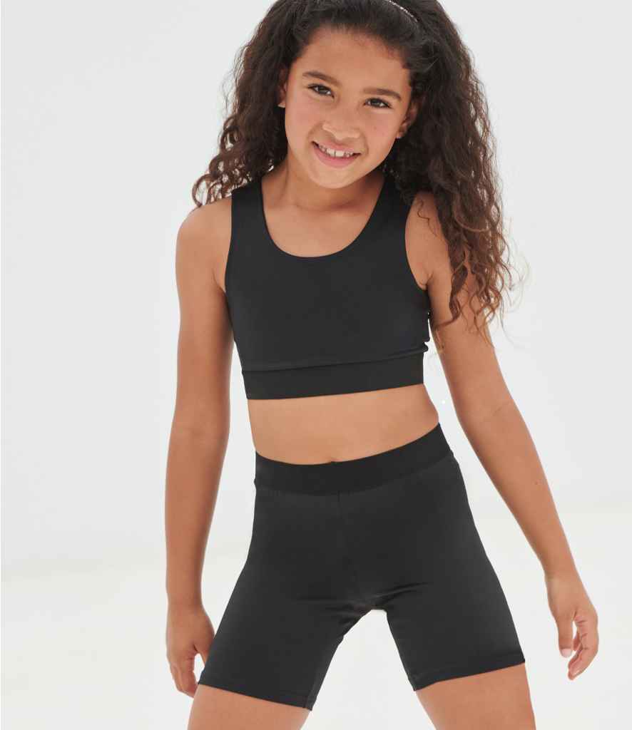 [SM427 BK/BK 5-6] SF Clothing Kids Fashion Cycling Shorts (5-6)