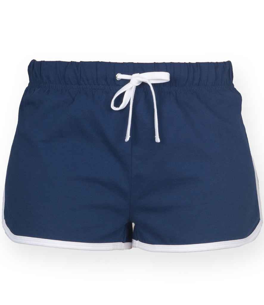 [SM69 NV/WH 5-6] SF Clothing Kids Retro Shorts (5-6, Navy/White)