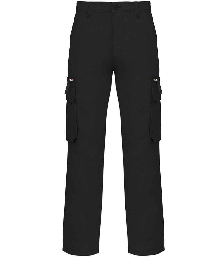[SP105 BLK 38] Kariban Heavy Canvas Trousers (38, Black)