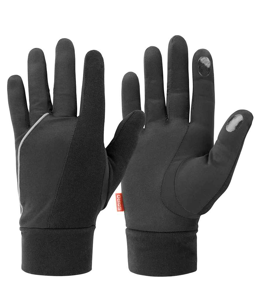 [SR267 BLK S] Spiro Elite Running Gloves (S)
