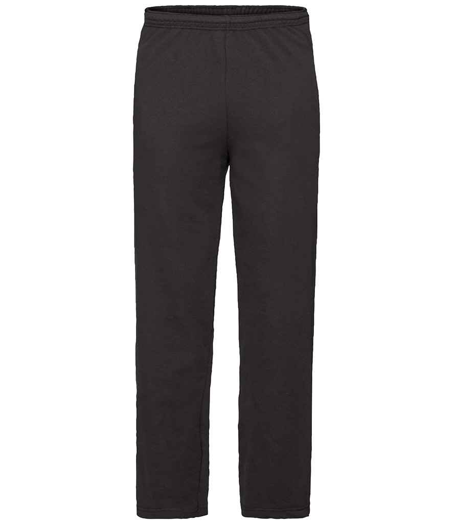 [SS125 BLK S] Fruit of the Loom Lightweight Jog Pants (S, Black)