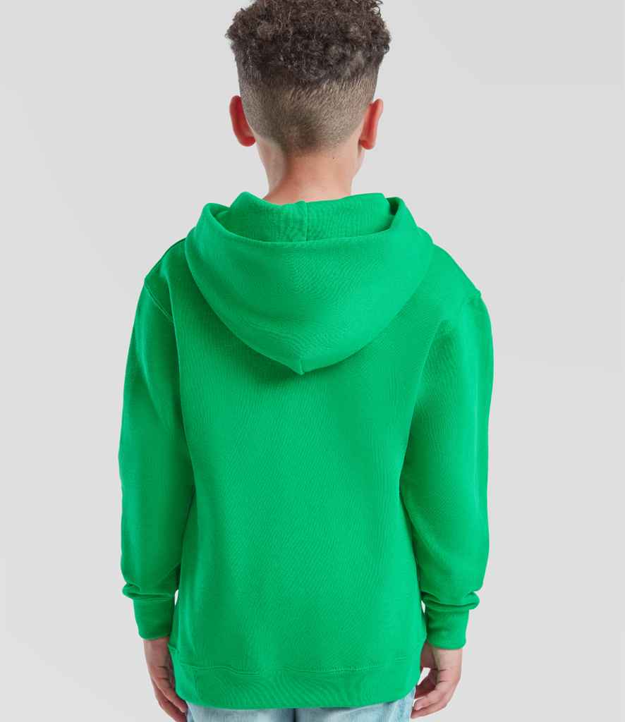 [SS14B AZR 5-6] Fruit of the Loom Kids Classic Hooded Sweatshirt (5-6, Azure)