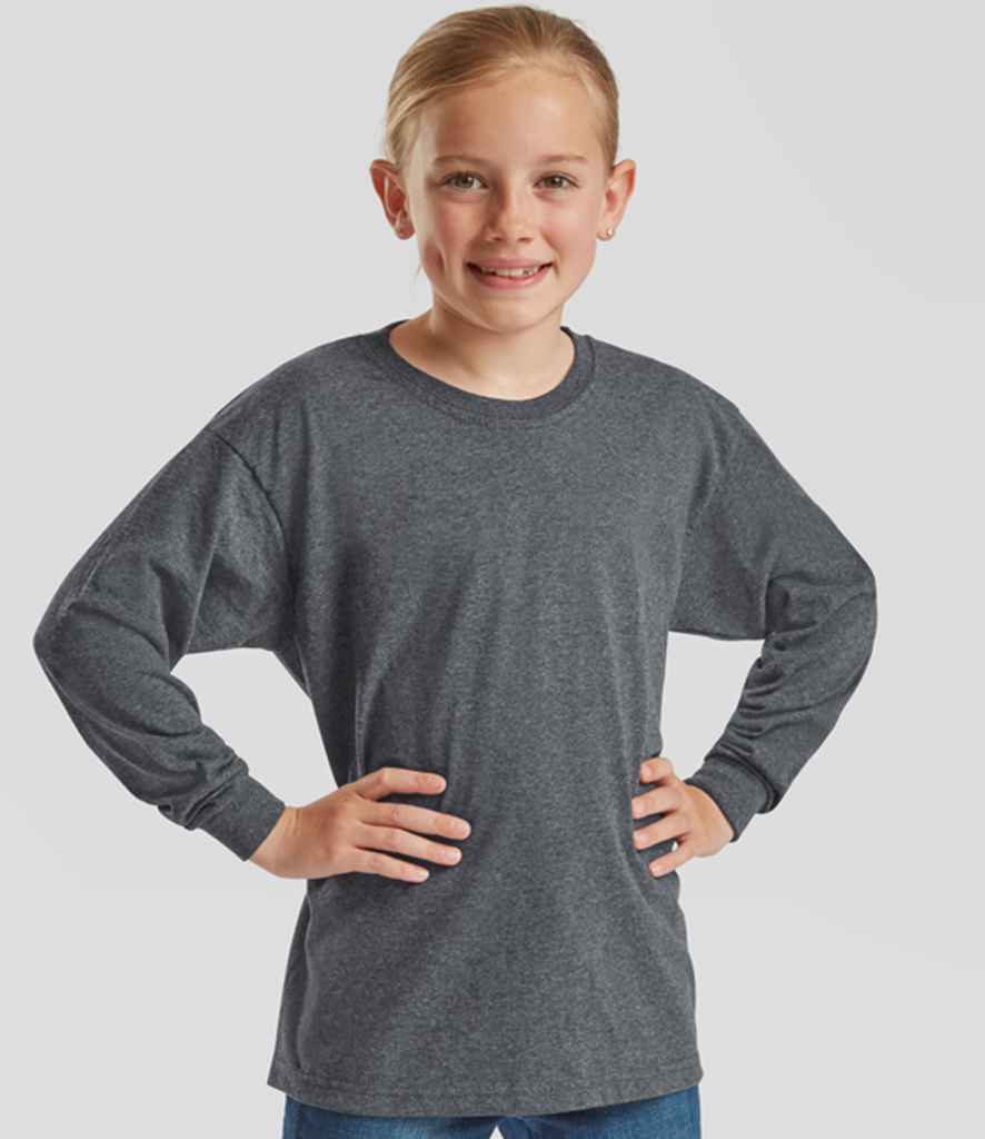 Fruit of the Loom Kids Long Sleeve Value T-Shirt