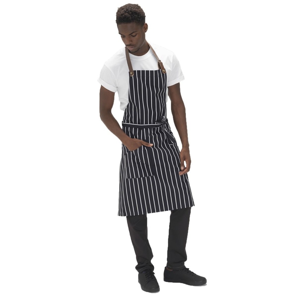 [DE110BS] Lc Prep Butchers Stripe Apron