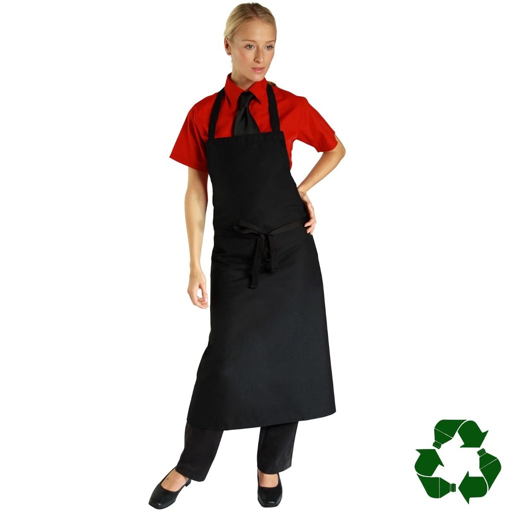 Apron Bib Polyester 28" X 36" (Black)