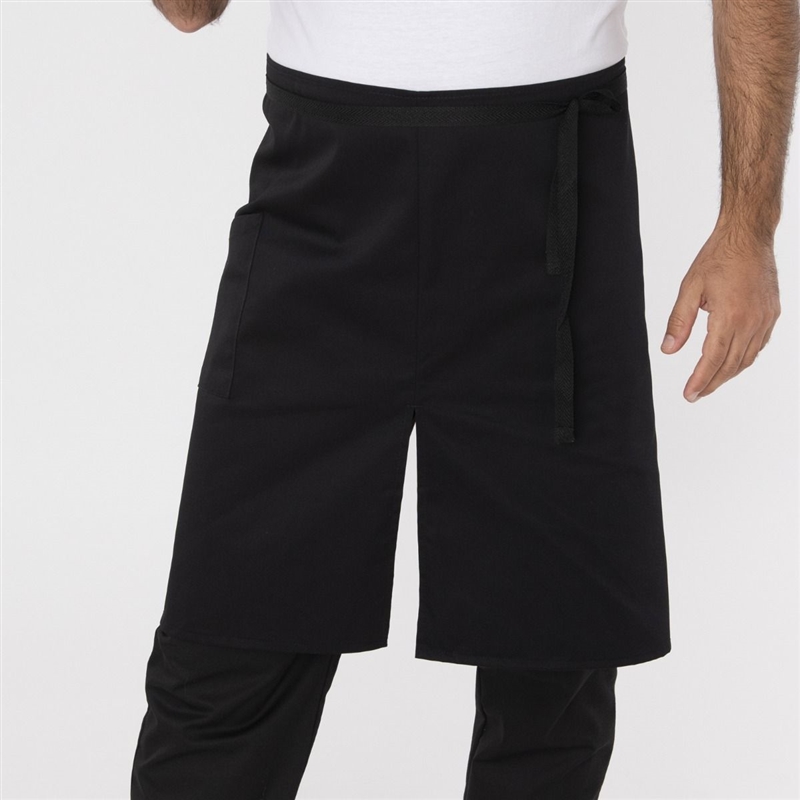 Apron Split P/C 39" X 24" (Black)