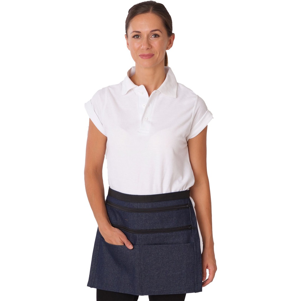 [DW45-DNM] Denim 6 Pockets Money Apron