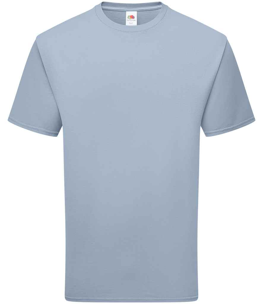 [SS640 MIB S] Fruit of the Loom Pure Cotton T-Shirt (S, Mineral Blue)