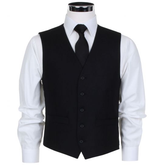 Label Single Breasted Waistcoa