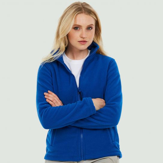 Ladies Classic Full Zip Fleece (Black, XS)
