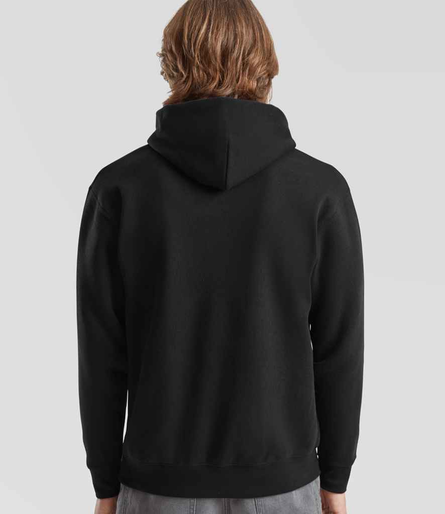 [SSE14 BLK S] Fruit of the Loom Premium Hooded Sweatshirt (S, Black)