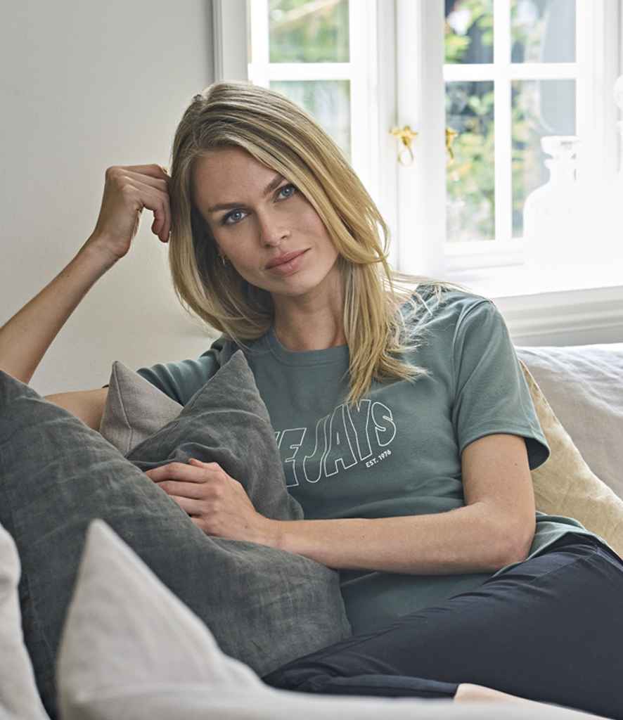 [T580 DGY S] Tee Jays Ladies Interlock T-Shirt (S, Dark Grey)