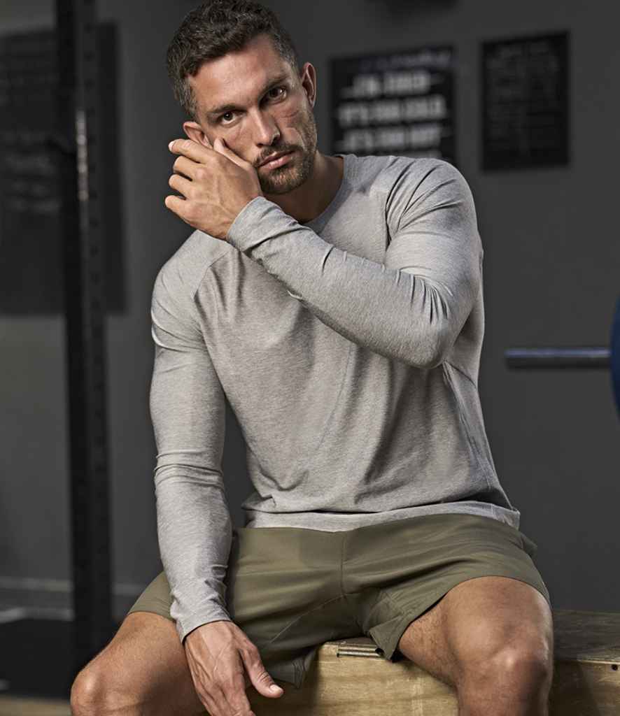 [T7022 GME XS] Tee Jays Long Sleeve CoolDry™ T-Shirt (XS, Grey Melange)
