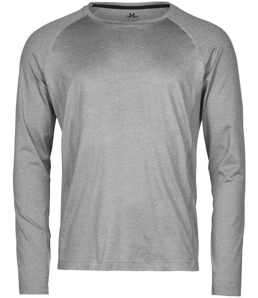 [T7022 GME XS] Tee Jays Long Sleeve CoolDry™ T-Shirt (XS, Grey Melange)