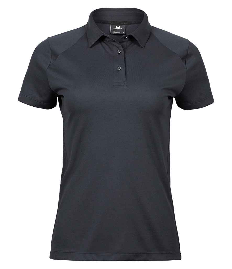 [T7201 DGY S] Tee Jays Ladies Luxury Sport Polo Shirt (S, Dark Grey)