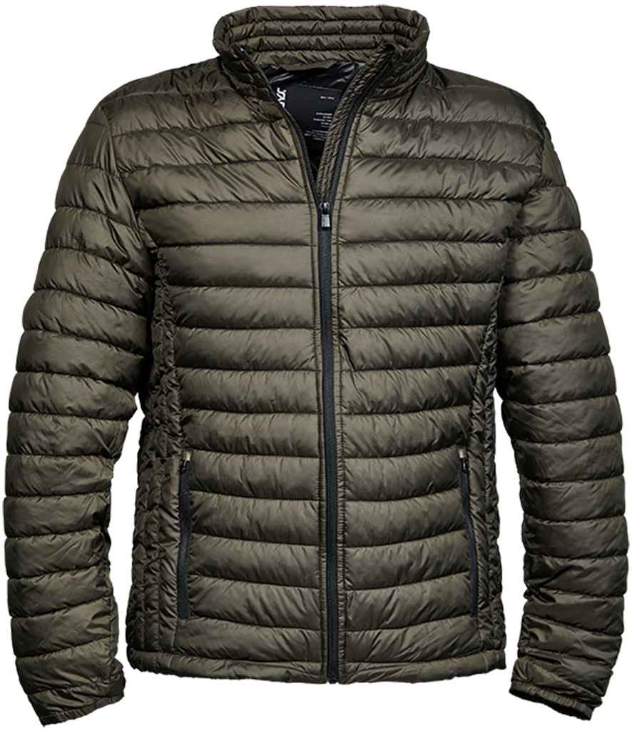 [T9630 DLV S] Tee Jays Zepelin Padded Jacket (S, Dark Olive)