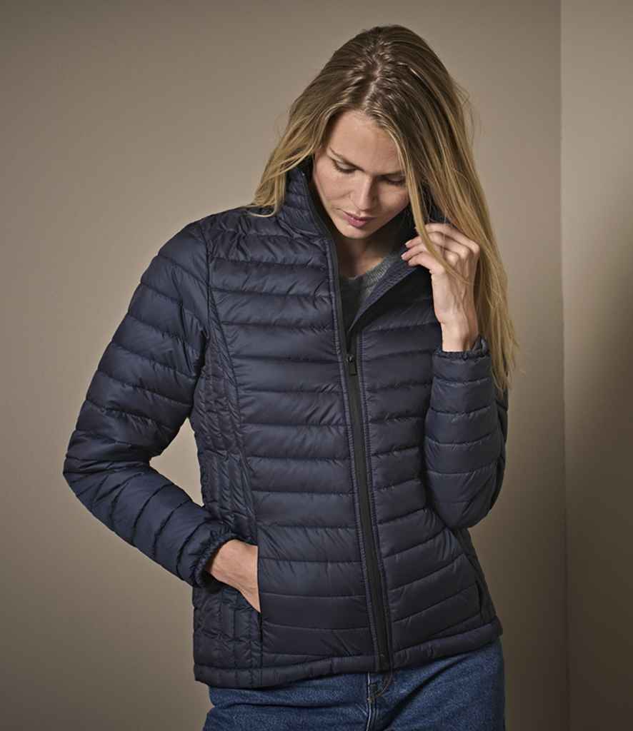[T9631 DFW S] Tee Jays Ladies Zepelin Padded Jacket (S, Driftwood)
