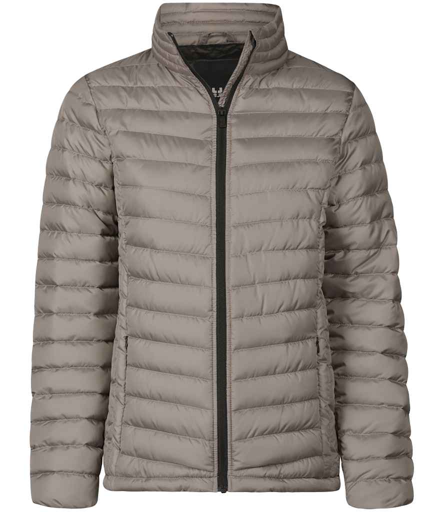 [T9631 DFW S] Tee Jays Ladies Zepelin Padded Jacket (S, Driftwood)