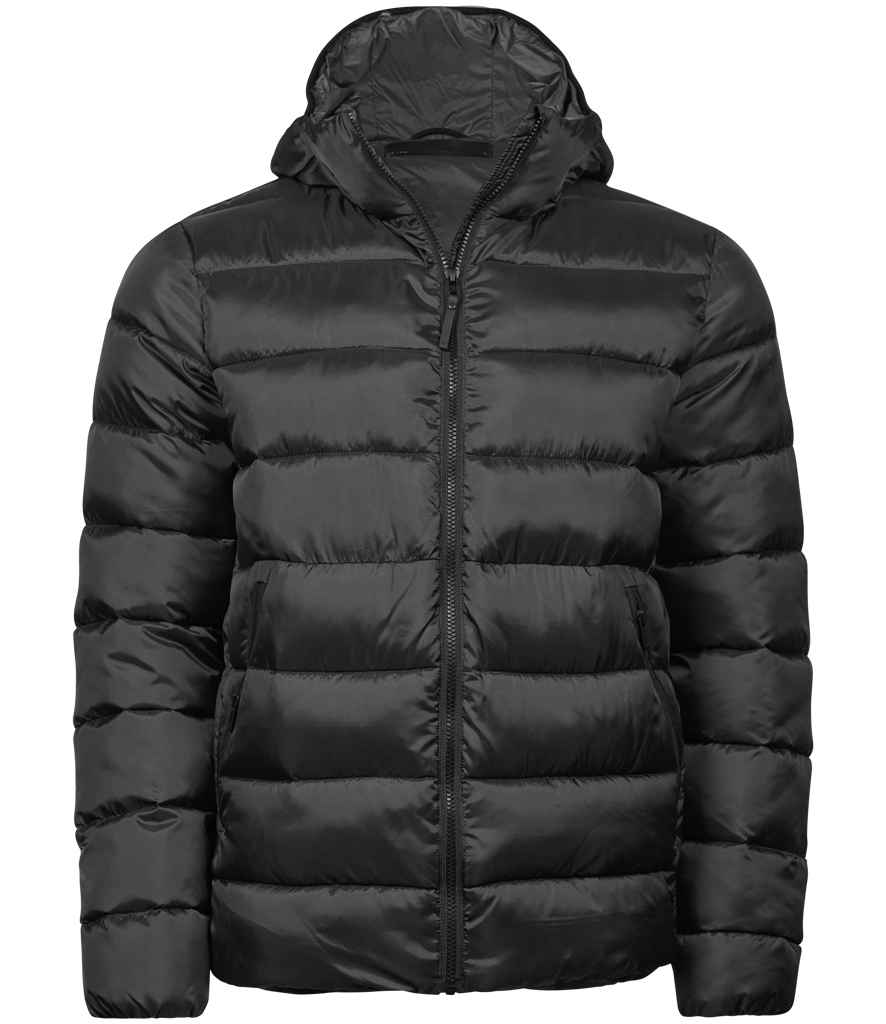 [T9646 BLK XS] Tee Jays Lite Hooded Jacket (XS, Black)