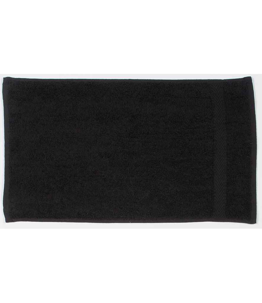 [TC05 BLK ONE] Towel City Luxury Guest Towel (Black)