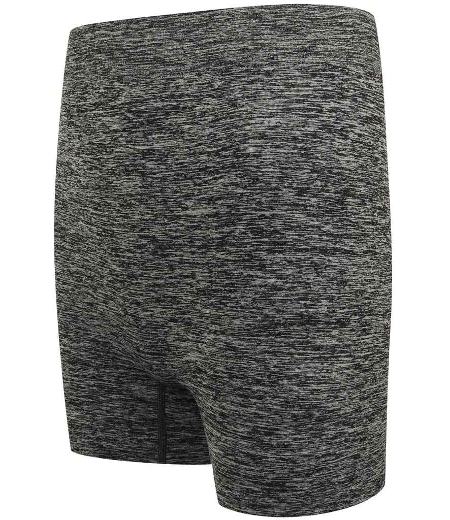 [TL301 DKM S/M] Tombo Ladies Seamless Shorts (S/M, Dark Grey Marl)