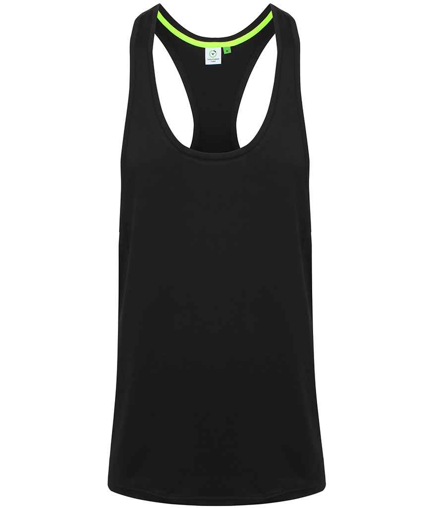 [TL504 BLK XS] Tombo Muscle Vest (XS, Black)
