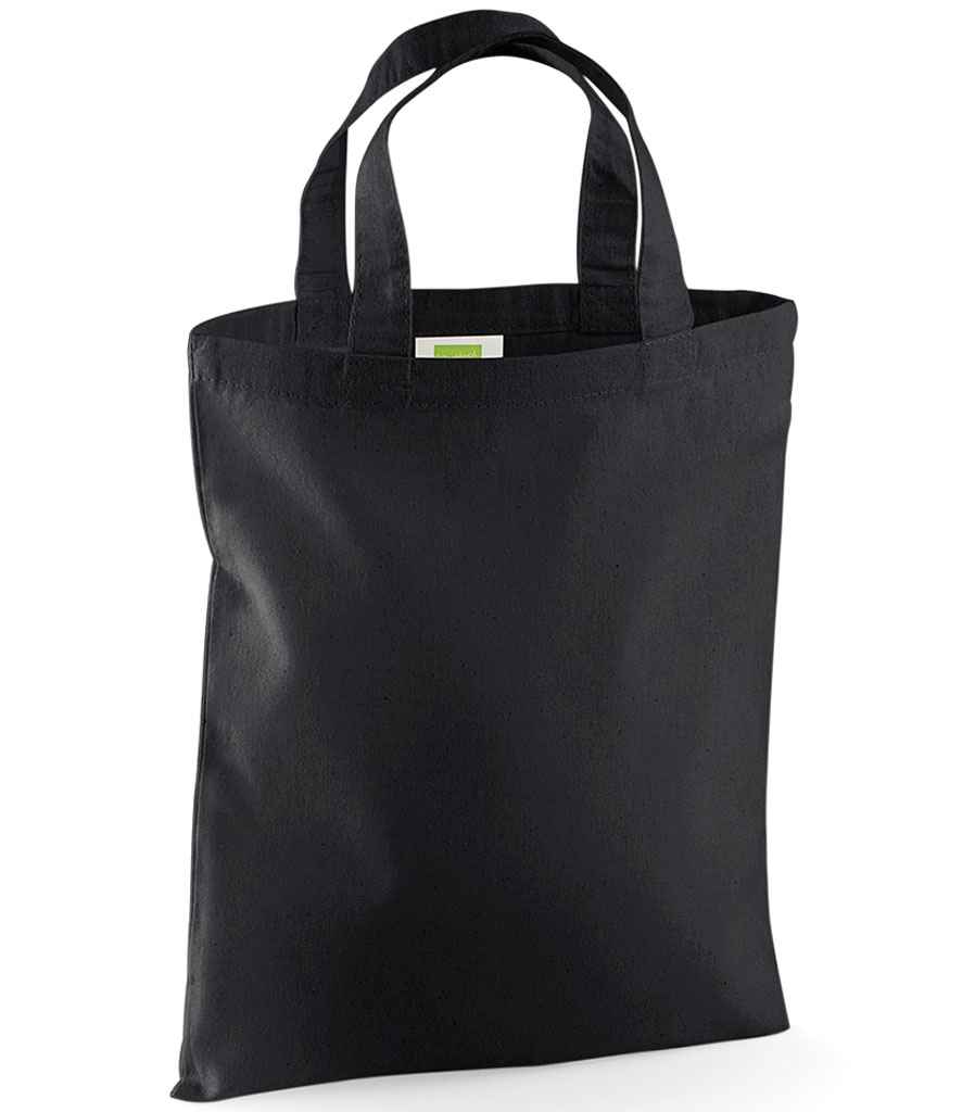 [W104 BLK ONE] Westford Mill Mini Bag For Life (Black)