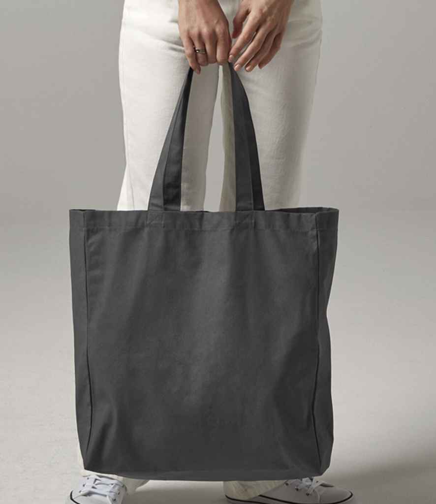 [W108 BLK ONE] Westford Mill Canvas Classic Shopper (Black)