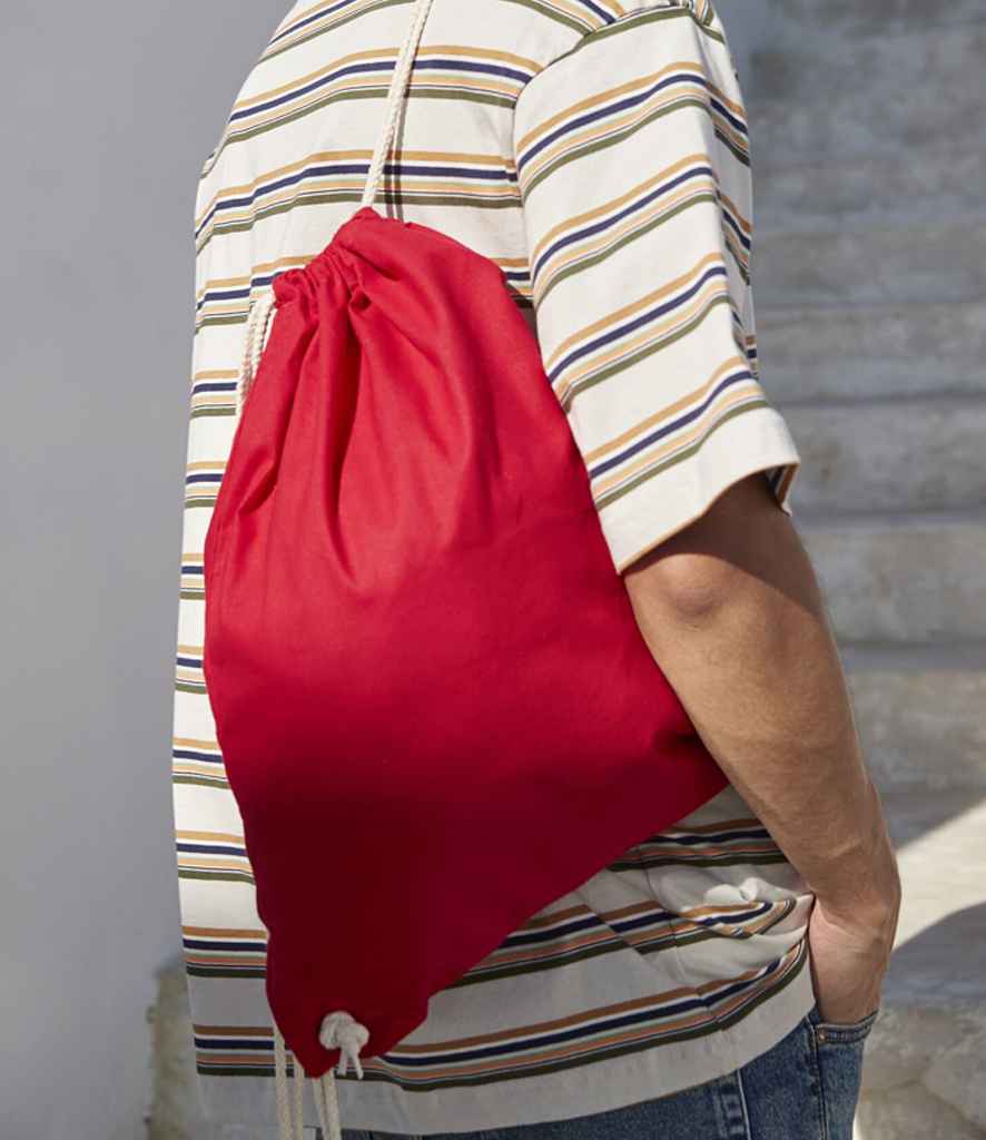 [W110 BRO ONE] Westford Mill Cotton Gymsac (Bright Royal)