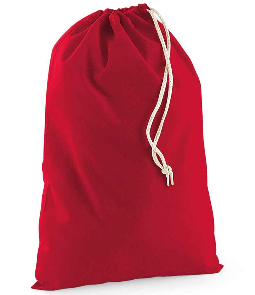 [W115 CSR XXS] Westford Mill Cotton Stuff Bag (XXS, Classic Red)