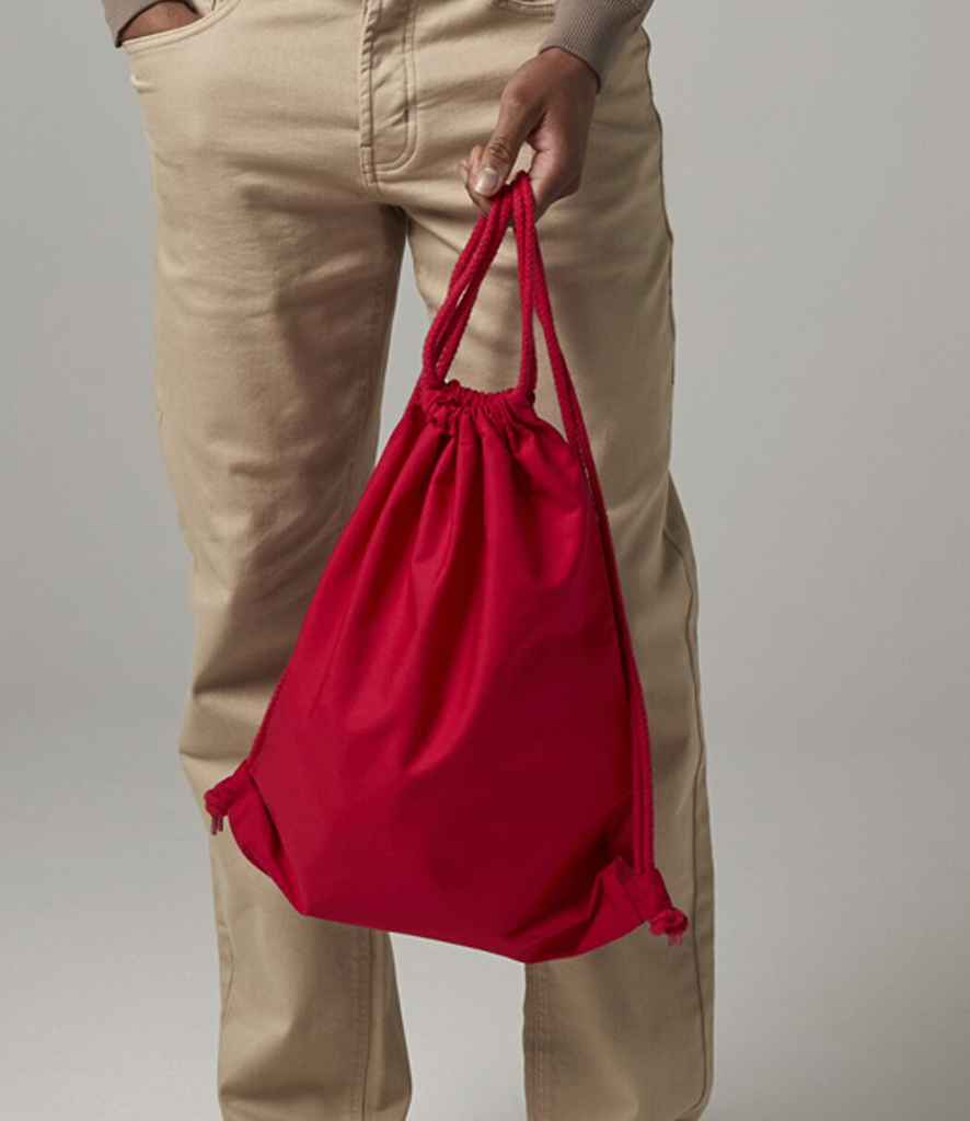 [W260 BRO ONE] Westford Mill Organic Premium Cotton Gymsac (Bright Royal)
