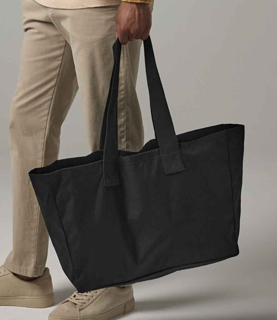 [W610 CAR ONE] Westford Mill Everyday Canvas Tote Bag (Caramel)