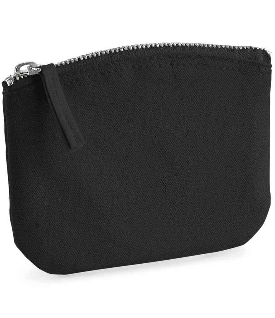 [W825 BLK ONE] Westford Mill EarthAware® Organic Spring Purse (Black)