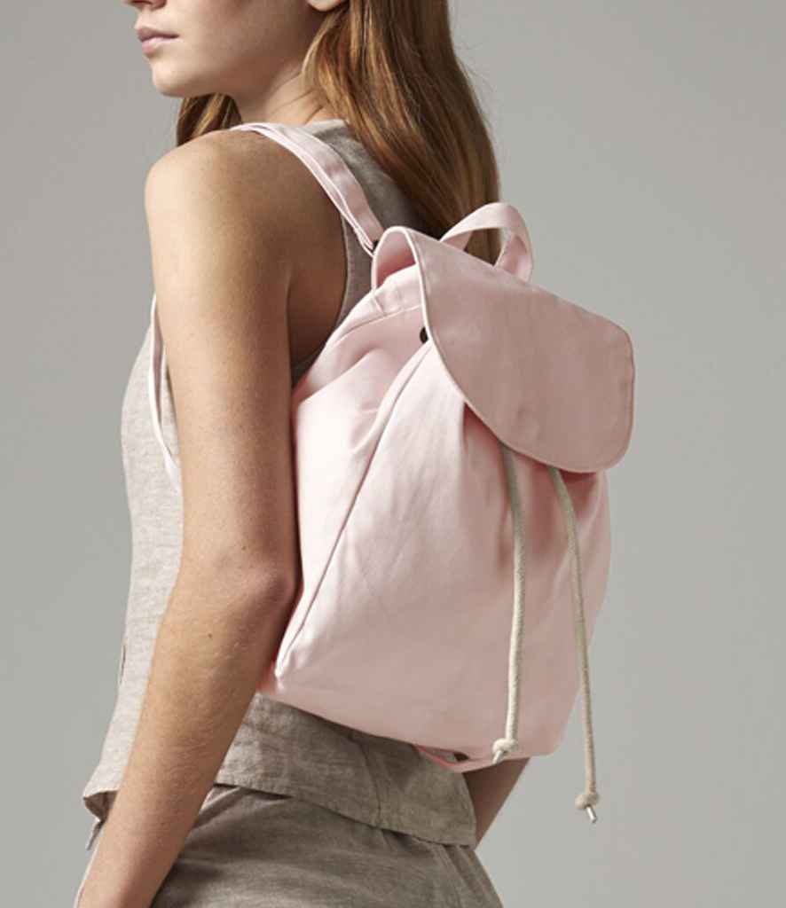 [W881 PSP ONE] Westford Mill EarthAware® Organic Mini Rucksack (Pastel Pink)
