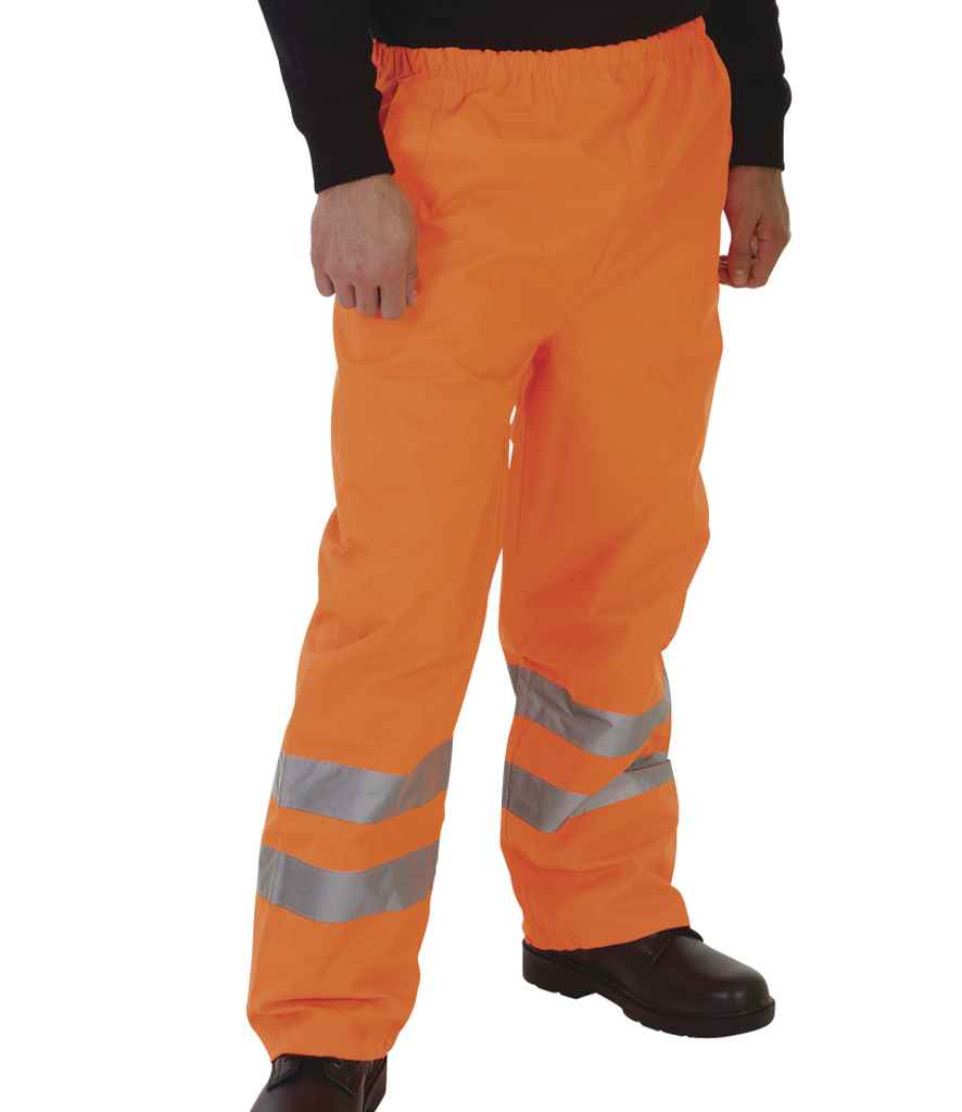 [YK211 ORA S] Yoko Hi-Vis Waterproof GO/RT Overtrousers (S)